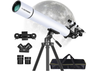 CELTICBIRD 80mm Aperture AZ Mount Refractor Telescope