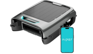 AIPER EcoSurfer S2 Solar Powered Pool Surface Skimmer Robot