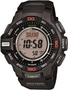 Casio Men's Pro Trek PRG-270-1 Tough Solar Triple Sensor Compass Watch