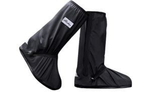 USHTH Black Waterproof Rain Boot Shoe Cover