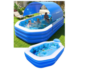 WaveHaven Inflatable Pool with Canopy