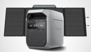EF ECOFLOW DELTA 3 Plus Solar Generator with 400W Solar Panel