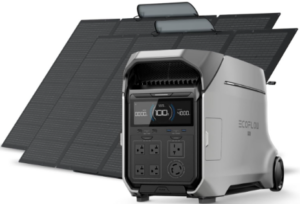EF ECOFLOW DELTA Pro 3 Solar Generator with 400W Solar Panels