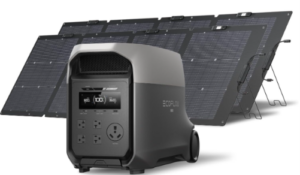 EF ECOFLOW Delta 3 Ultra Solar Generator with 2x 220W Solar Panels
