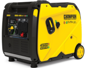 Champion Power Equipment 4500-Watt Electric Start Dual Fuel RV Ready Portable Inverter Generator