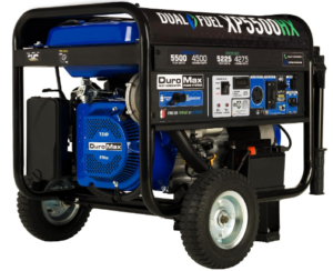 DuroMax XP5500HX 5,500-Watt Dual Fuel Portable Generator