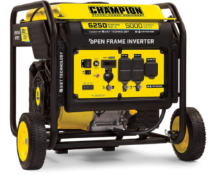 Champion Power Equipment 6250-Watt Portable Open Frame Inverter Generator