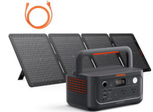 Jackery Explorer 500 v2 and 100W Solar Panel
