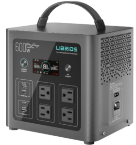 LIBRIDS 640W Portable Power Station