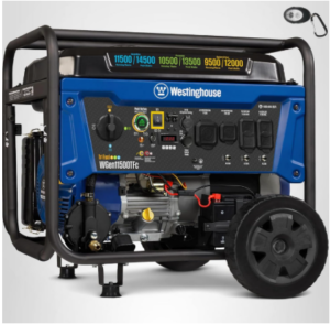 Westinghouse 14500 Peak Watt Tri-Fuel Home Backup Portable Generator
