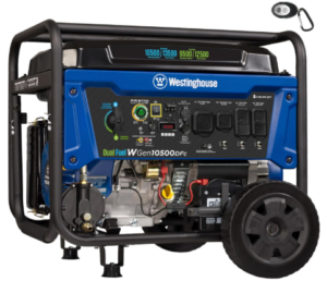 Westinghouse 13500 Peak Watt Dual Fuel Home Backup Portable Generator