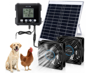 Cybrasc 25W Solar Exhaust Fan