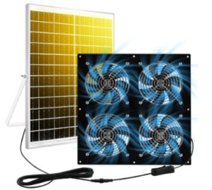 HNRLOY Solar Exhaust Fan for Chicken Coop