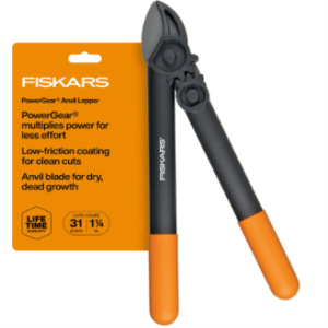 Fiskars 15” PowerGear Garden Anvil Loppers