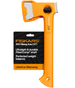 Fiskars X13 Ultralight Hiking Axe 13''