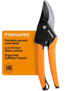 Fiskars SoftGrip Bypass Pruning Shears