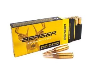 Berger 6.5 Creedmoor 156 grain Elite Hunter Extreme Outer Limits Rifle Ammunition