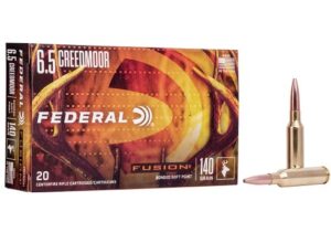 Federal Fusion 6.5 Creedmoor  Soft Point Rifle Ammunition for Medium Game