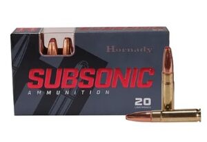 Hornady Subsonic .300 AAC Blackout 190 Grain Subsonic eXpanding Centerfire Rifle Ammunition