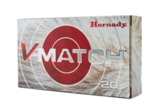Hornady V-Match .22 ARC 62 Grain ELD-VT Brass Cased Ammunition