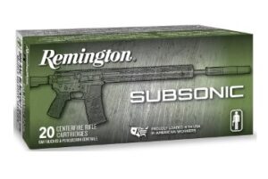 Remington Subsonic .300 AAC Blackout 220 Grain Open Tip Flat Base Rifle Ammunition