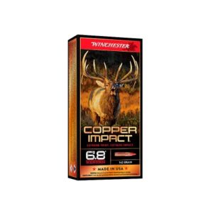 Winchester Copper Impact 6.8 Western 162 Grain Copper Extreme Point Brass Cased Centerfire