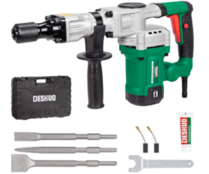 DESHUO 13 Lbs Lightweight 5/8" Hex Demolition Jackhammer for Tile Removal