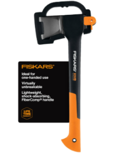 Fiskars X11 Splitting Axe 17", for Small Logs, Kindling & One-Handed Use