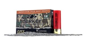 Apex Ammunition Mossy Oak Greenleaf Turkey TSS 12 Gauge 2 1/4oz 3in Shotgun Ammunition