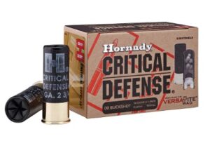 Hornady Critical Defense 12 Gauge 8 Pellet 2.75 in Buckshot Shotgun Ammunition for Personal Defense